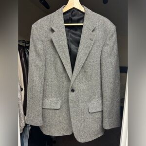 Robert Stock Vintage Wool Herringbone Blazer